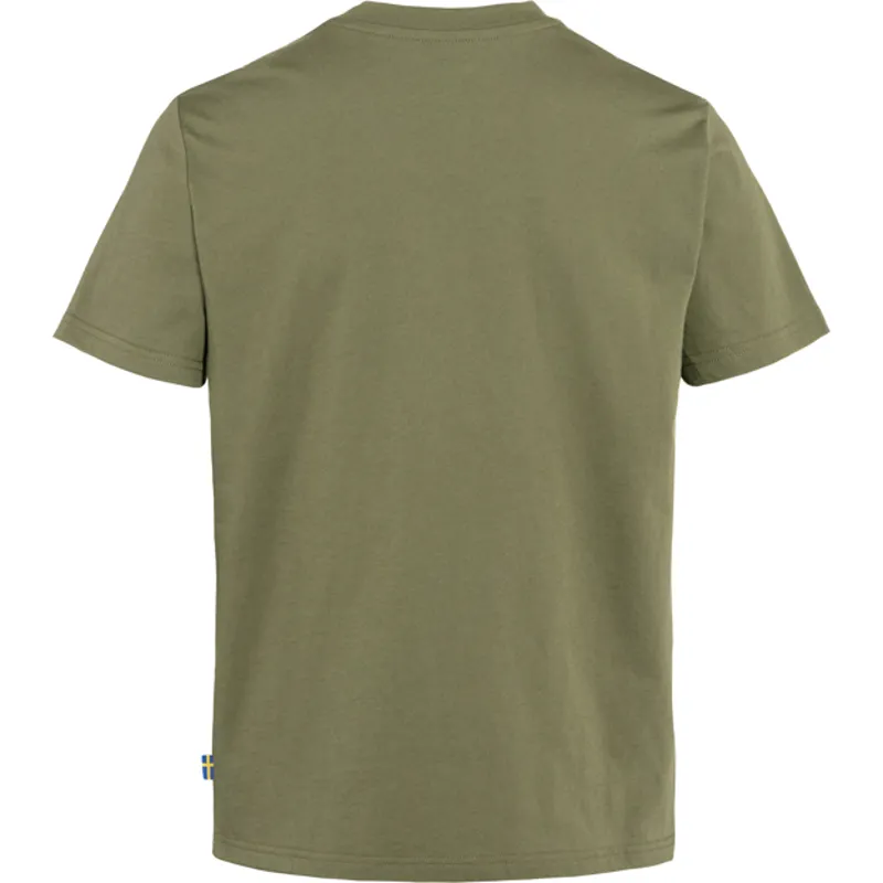 Fjallraven Women's Fox Boxy Logo Tee - Green-1