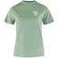 Fjallraven Women's Fox Boxy Logo Tee Misty Green