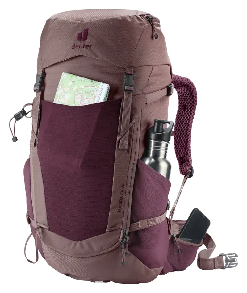 deuter Futura 24 SL Hiking Backpack in Ashrose-Cassis-6