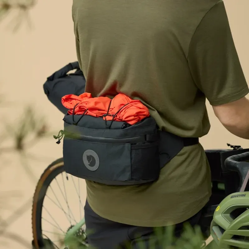 Fjallraven Hoja Expandable Hip Pack - Black-3