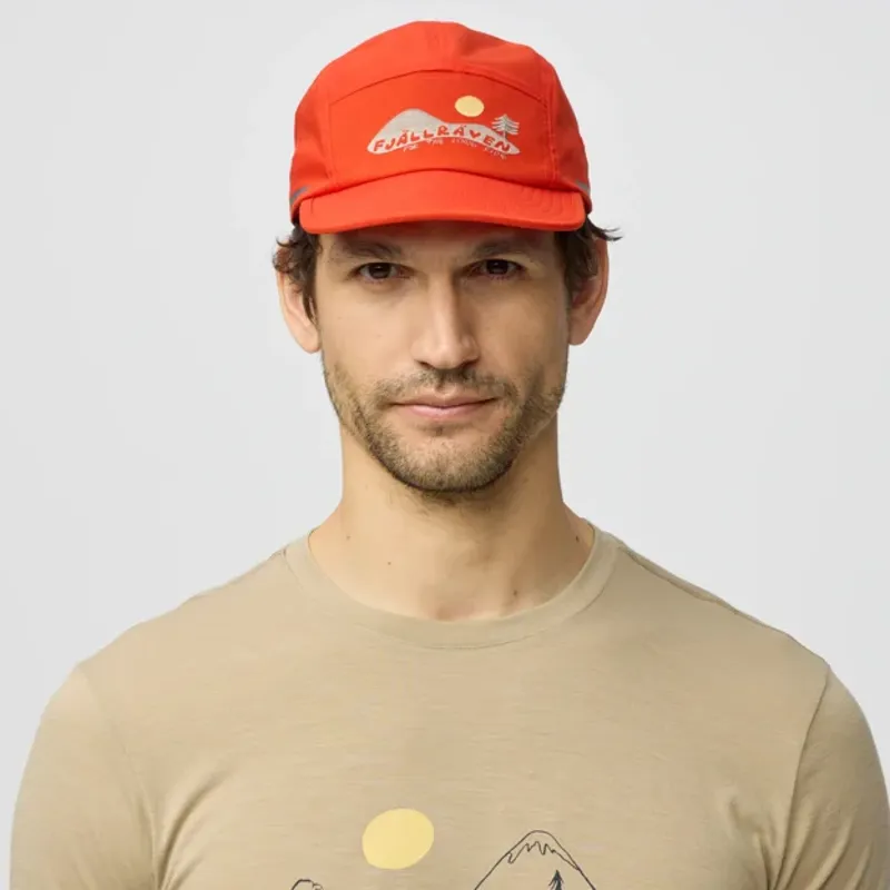 Fjallraven Hoja Lugnt Cap - Flame Orange-2
