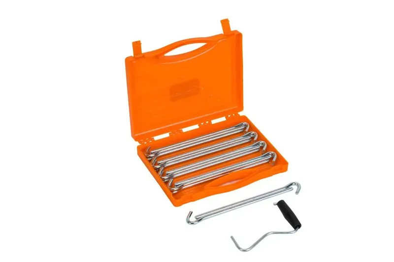 Vango Anchor Steel Peg Set - 23cm x 20 Pegs + extractor + storage case