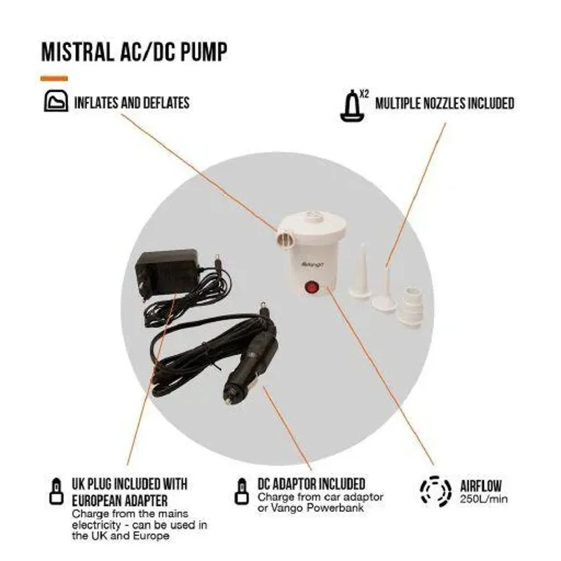 Vango Mistral AC/DC Pump-3