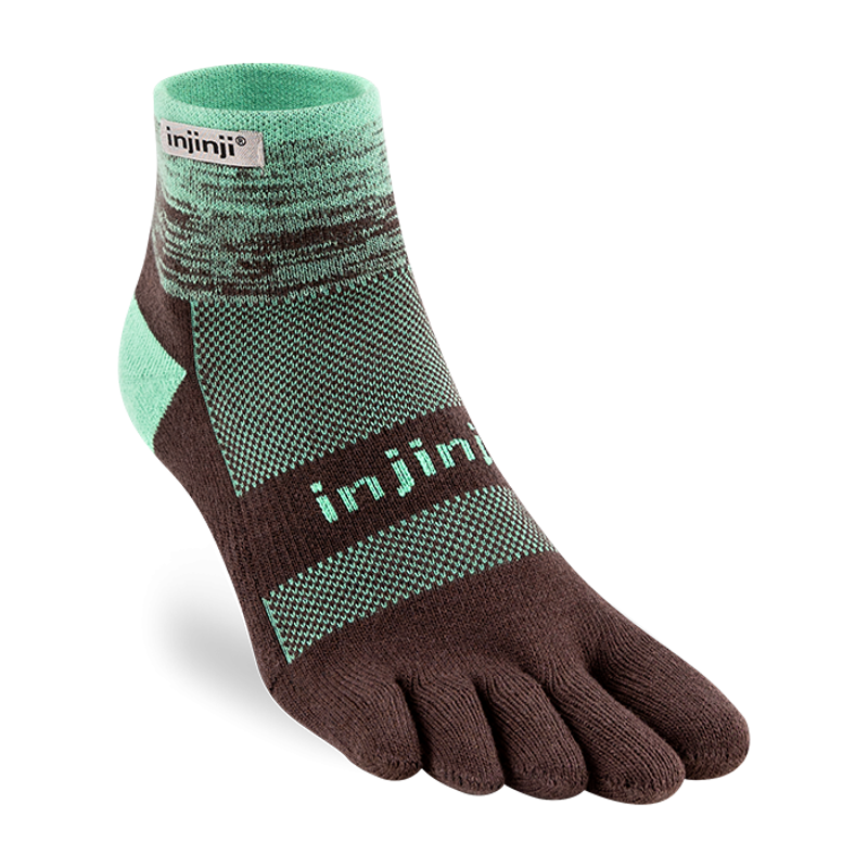 Injinji Trail Midweight Mini-Crew Mint