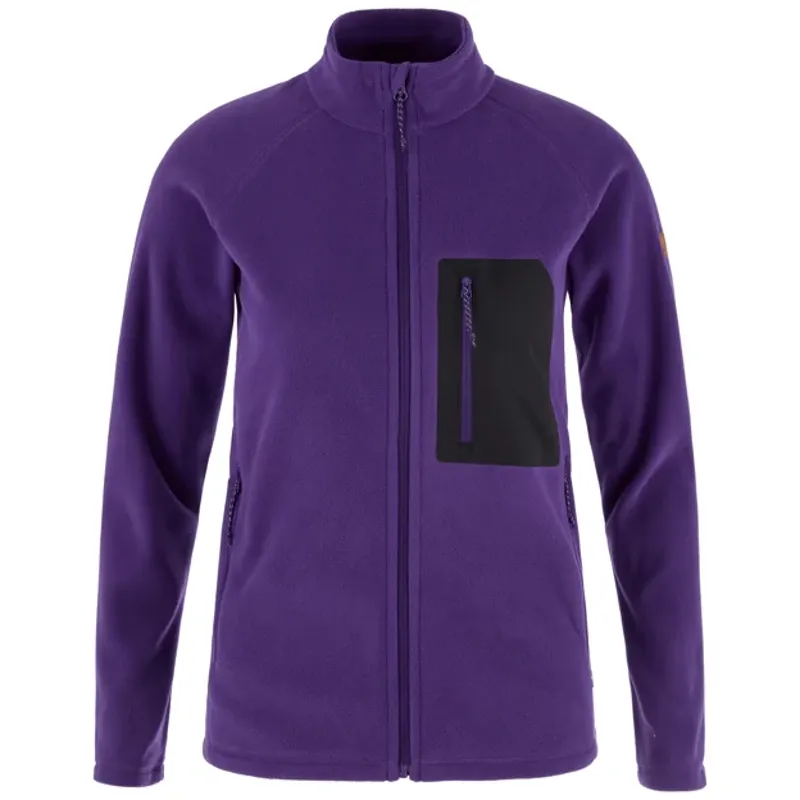 Fjallraven Women's Kaipak Fleece Dark Violet-Black