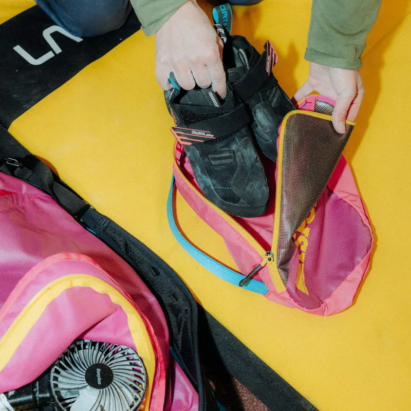 La Sportiva Nomad 40l Duffel Bag - Fucsia/Giallo-7