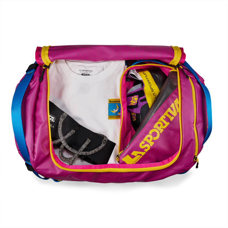 La Sportiva Nomad 40l Duffel Bag - Fucsia/Giallo-3
