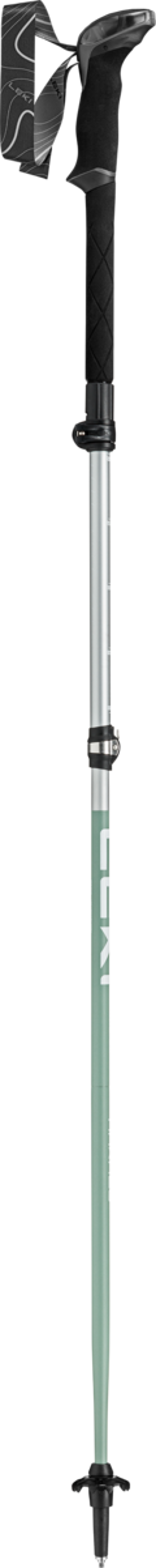 Leki Makalu FX TA Compact  Silver/Grey Green/White-1