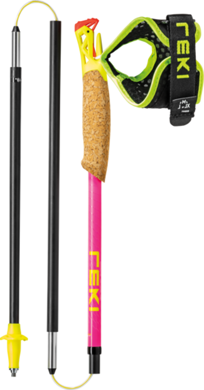 Leki Ultra Trail FX.One 120cm Neon Pink/Black/Neon Yellow