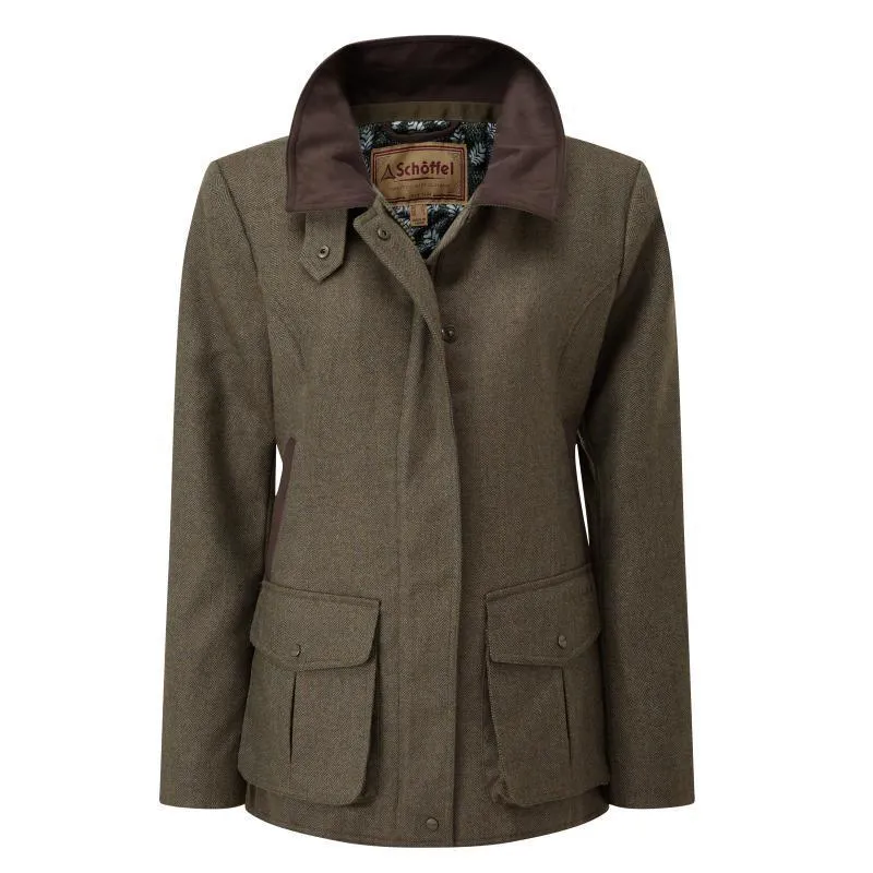 Schoffel W's Lilymere Jacket Loden Herringbone Tweed