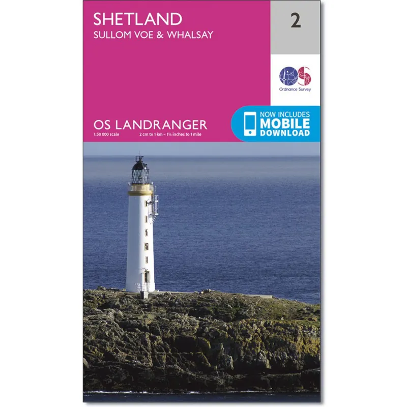 Ordnance Survey Landranger 2: Map of Sheltand