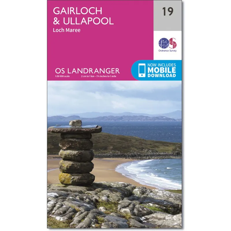 Ordnance Survey Landranger 19: Map of Gairloch and Ullapool