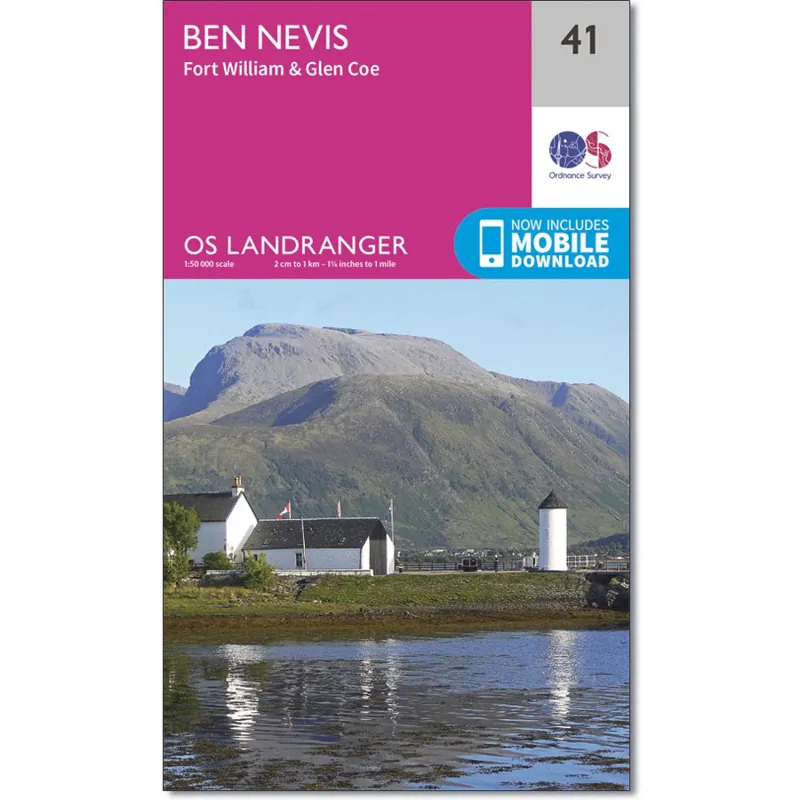 Ordnance Survey Landranger 41: Map of Ben Nevis