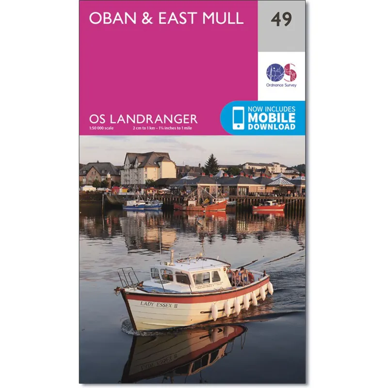 Ordnance Survey Landranger 49: Map of Oban and East Mull