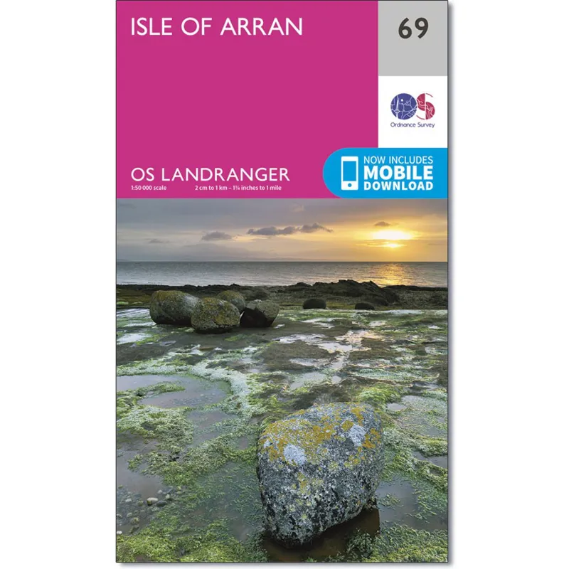 Ordnance Survey Landranger 69: Map of Isle of Arran