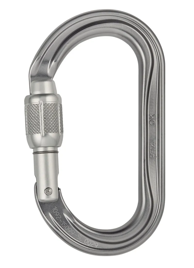 Petzl OK Oval Screw-lock