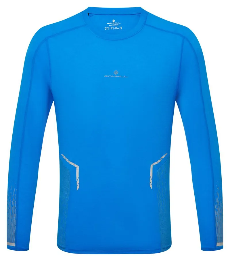 Ronhill M's Tech Reflect L/S T ElecBlueMarl/Reflect-2