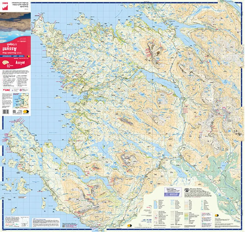 Harvey Assynt BMC Mountain Map-1