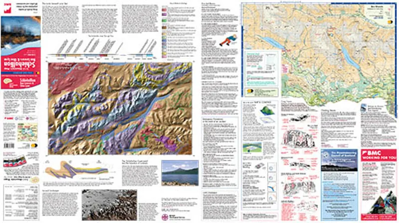 Harvey Schiehallion Ben Lawyers And Glen Lyon BMC Mountain Map-2