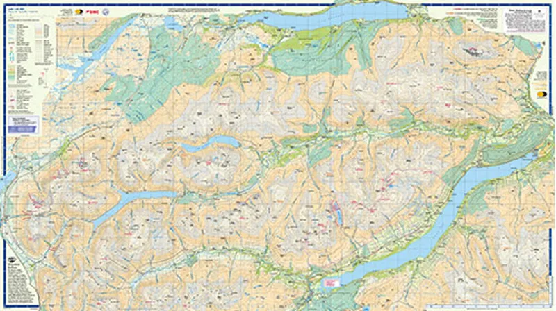 Harvey Schiehallion Ben Lawyers And Glen Lyon BMC Mountain Map-1