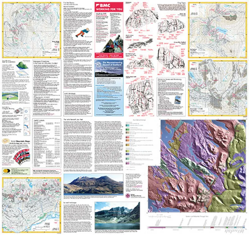 Harvey Torridon And Fisherfield BMC Mountain Map-2
