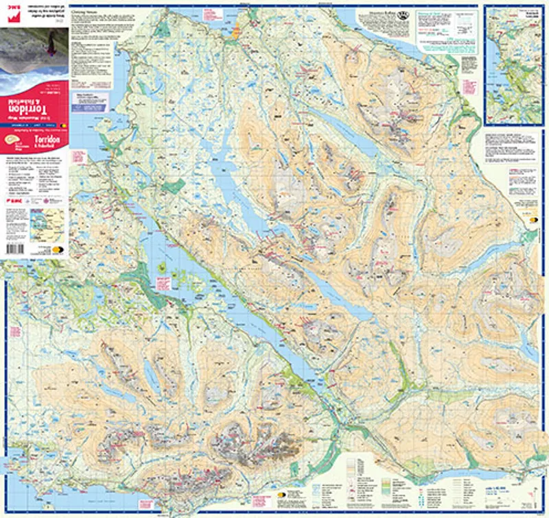 Harvey Torridon And Fisherfield BMC Mountain Map-1