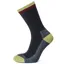 Horizon Premium Micro Crew Mens Sock Anthracite Marl/Burgundy