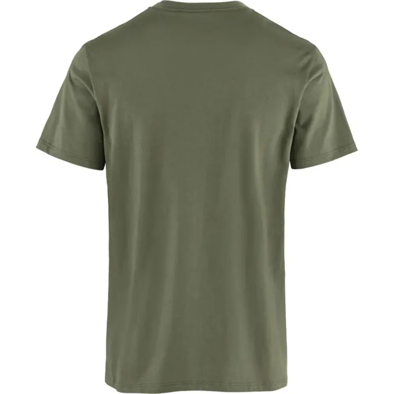 Fjallraven Men's Multicolor logo T-shirt - Laurel Green-1