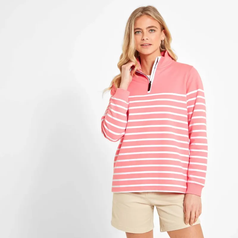 Schoffel Women's Hope Cove Sweatshirt Flamingo-1