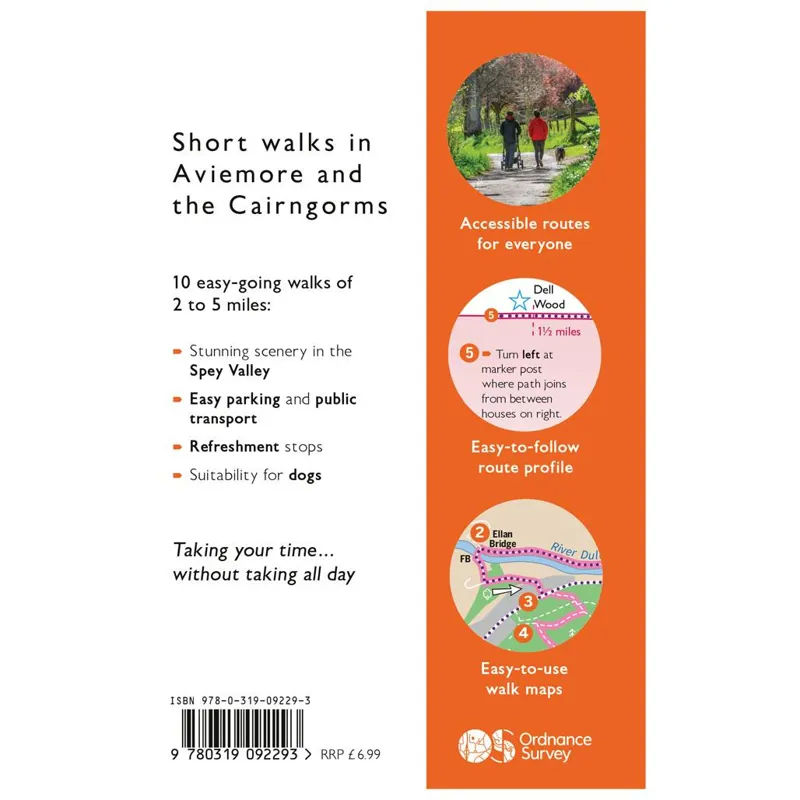 Aviemore and the Cairngorms Short Walks Guidebook - OS Short Walks Made Easy-1