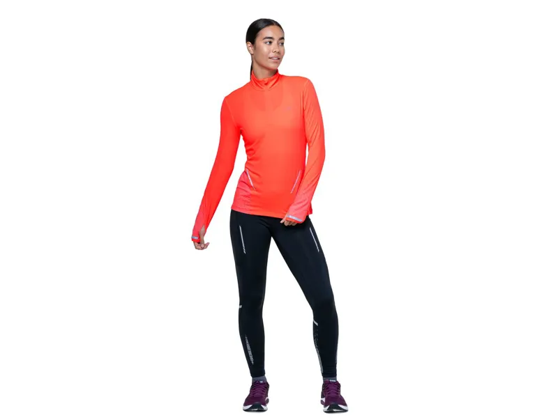 Ronhill W's Tech Reflect 1/2 Zip Hot Coral/Reflect