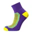 Horizon Premium Quarter Sock Purple/Yellow