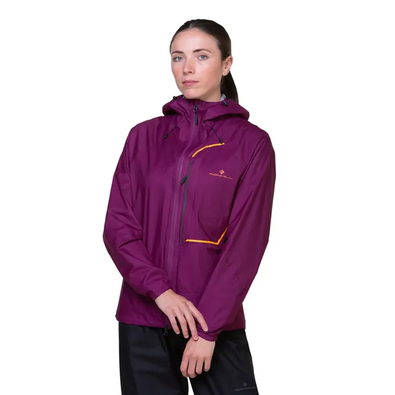 Ronhill W's Tech Fortify Jacket Blackcurrant/Mango-2