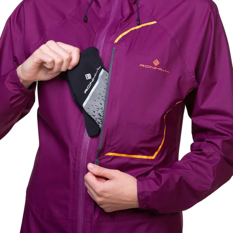 Ronhill W's Tech Fortify Jacket Blackcurrant/Mango-4