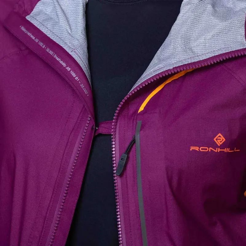 Ronhill W's Tech Fortify Jacket Blackcurrant/Mango-5