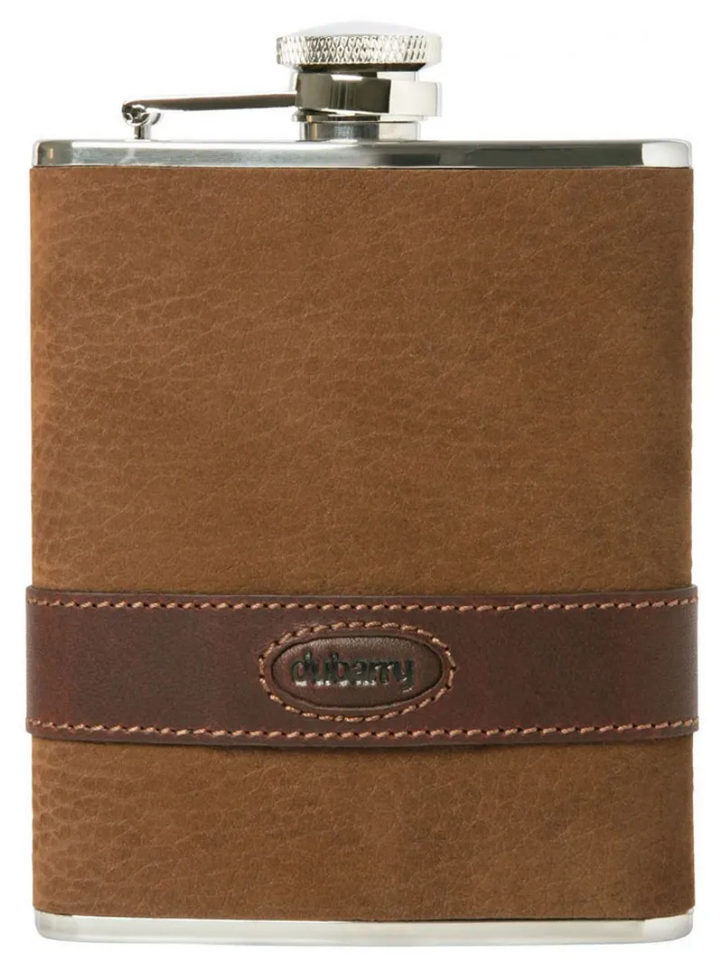 Dubarry Rugby Hip Flask Walnut