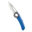 Petzl Spatha Knife Smooth/Serrated Blade Blue