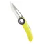 Petzl Spatha Knife Smooth/Serrated Blade Yellow