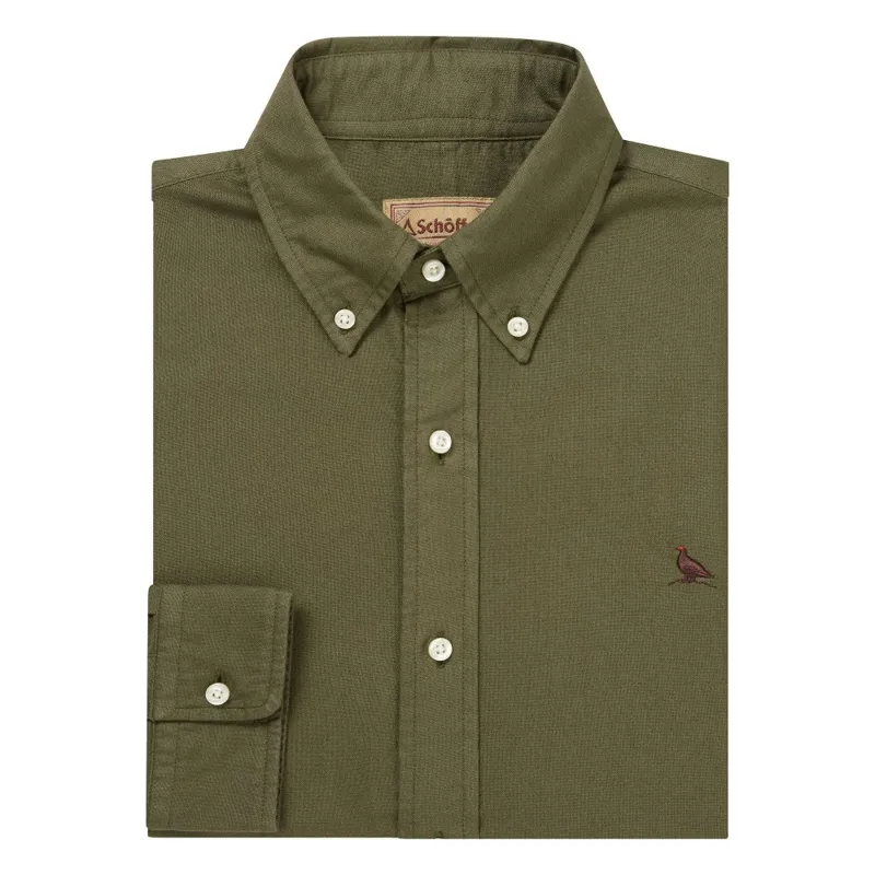 Schoffel Men's Cavendish Oxford Shirt Woodland