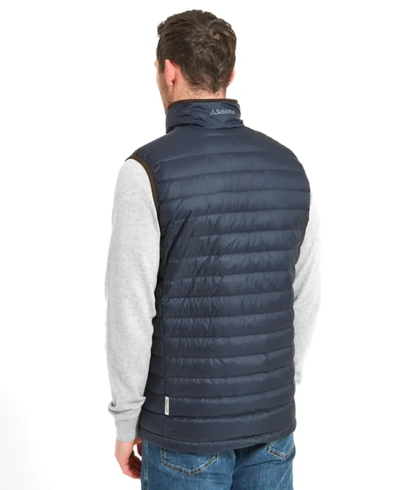 Schoffel Men's Bowden Down Gilet True Navy-2