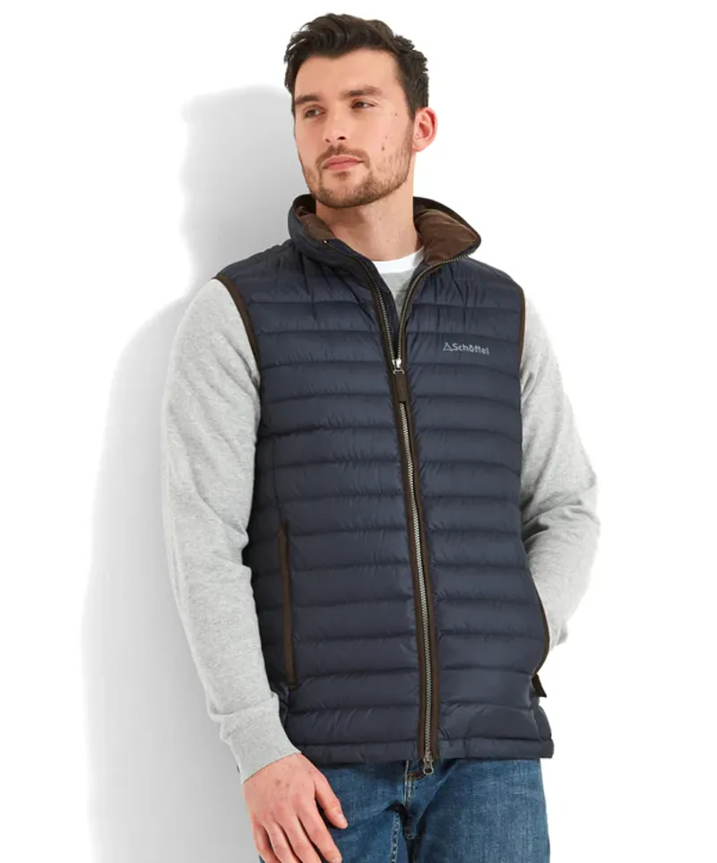 Schoffel Men's Bowden Down Gilet True Navy-4