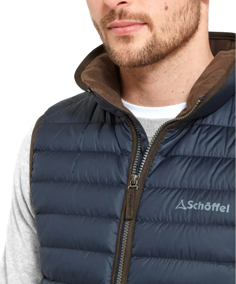 Schoffel Men's Bowden Down Gilet True Navy-3