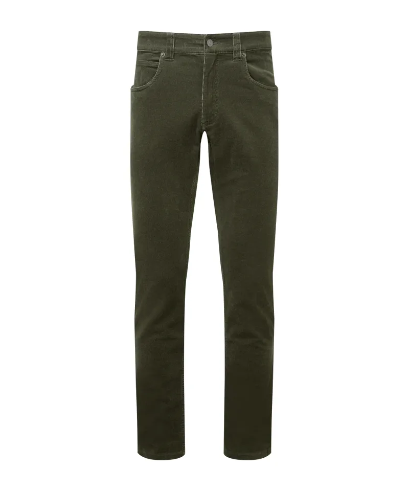 Schoffel Men's Camden Cord Trousers Forest-1