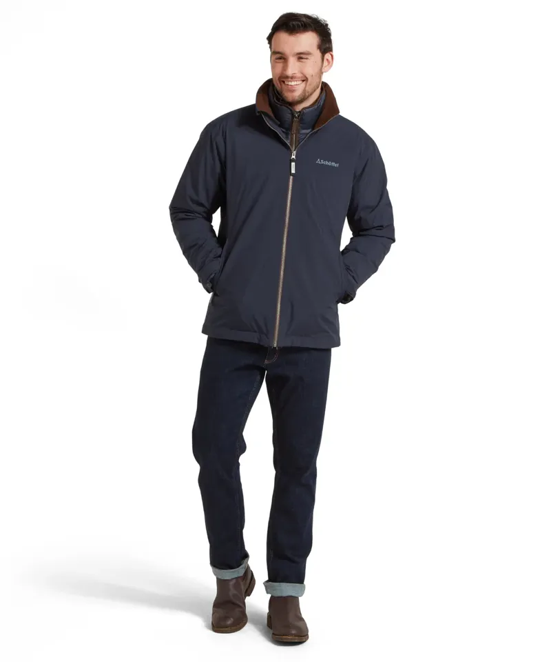 Schoffel Men's Egleton Lightweight Jacket - True Navy-1