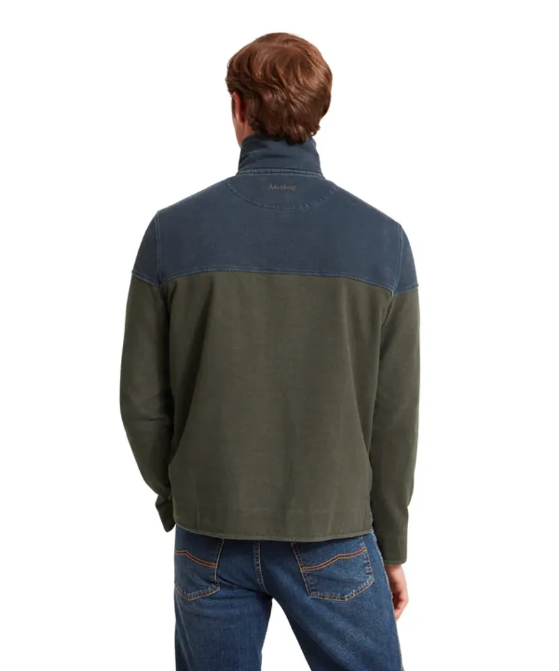 Schoffel Men's Helford Heritage Sweatshirt Peat Green-4