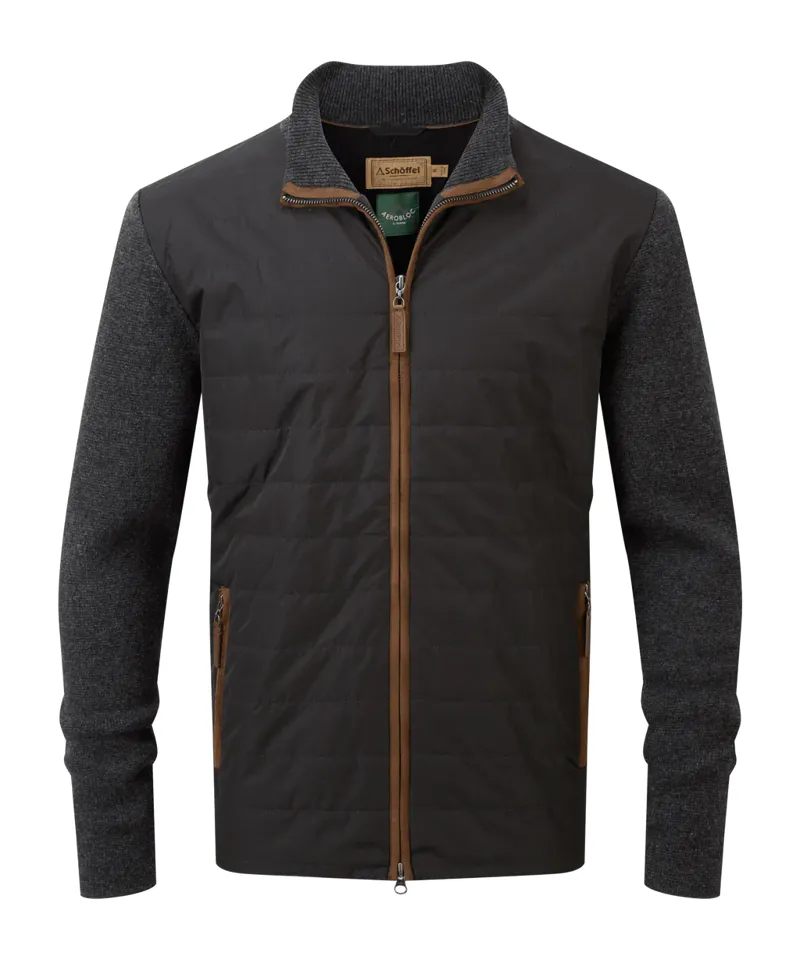 美良品 Schoffel 
オーストリアチームモデル
パーカーミドラー Schoffel Men's Hybrid Aerobloc Jacket Charcoal