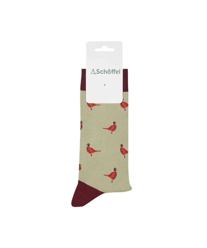 Schoffel Men's Cotton Sock - Woodland Pheasant 7-11-1