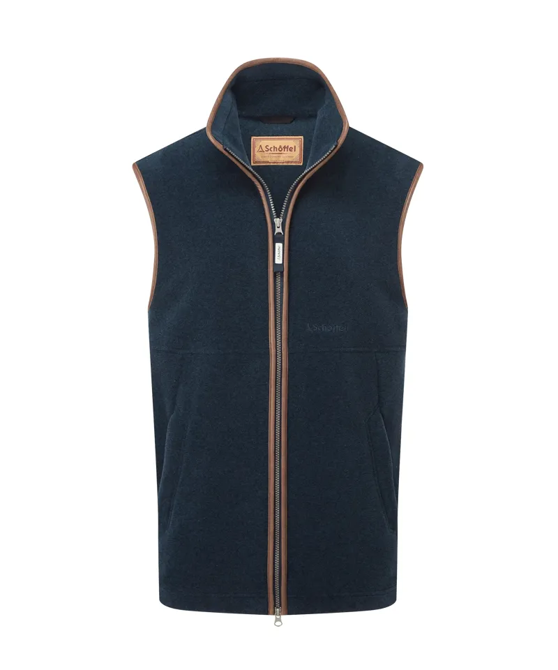 Schoffel Men's Oakham Fleece Gilet Petrol Blue-1