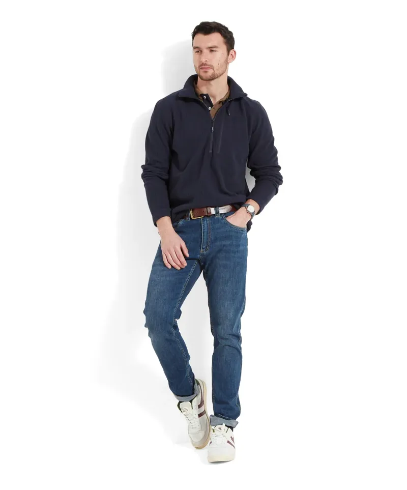 Schoffel Mens Welland Lightweight Fleece - Midnight-2