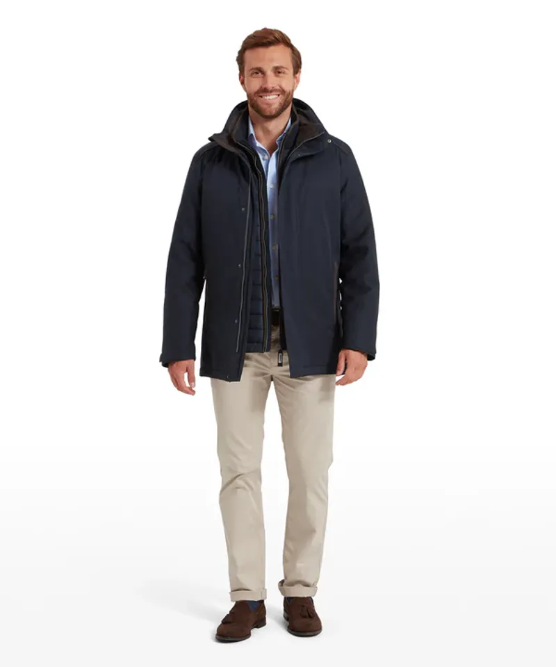 Schoffel Men's Whitton Waterproof Coat Navy-2